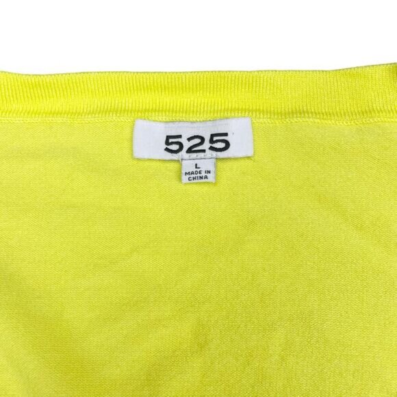 525 AMERICA Puffed-Sleeve Cropped Cardigan Sz Large - Picture 3 of 4